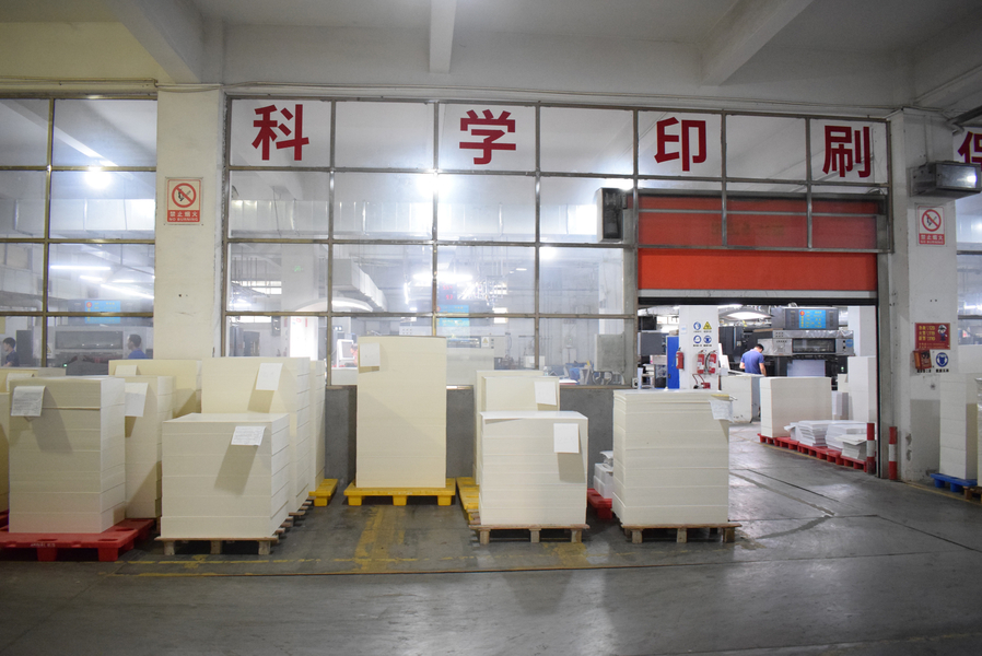 GUANGZHOU YM PACKAGE PRODUCTS CO.,LTD. производственная линия производителя