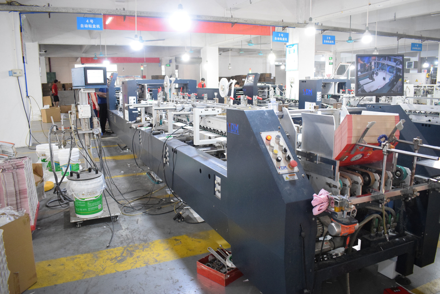 GUANGZHOU YM PACKAGE PRODUCTS CO.,LTD. производственная линия производителя