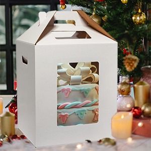 Настраиваемые коробки для упаковки тортов CMYK / Pantone Printing Services