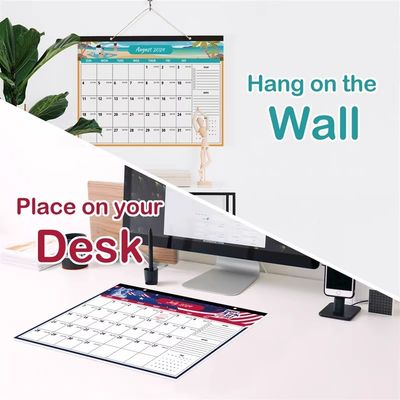 Печать персонализированного календаря на бумаге, настраиваемая для маркетинговой стратегии