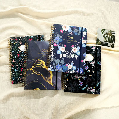 Высокая долговечность Монохромный персонализированный блокнот настраиваемый