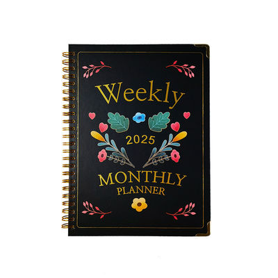 Идеальный спутник художника. Стандартный спиральный блокнот в твердой обложке. Элегантный стиль