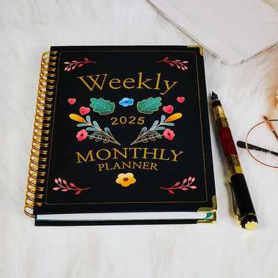 Художественный спиральный тетрадистый блокнот с настраиваемым цветом