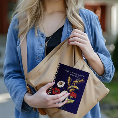 Техника рельефного дизайна Спиральная твердая ноутбук для деловых показателей