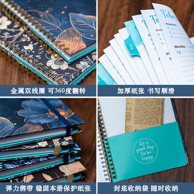 100 страниц Заказный дневник Заметник Один предмет, предназначенный для деловой документации Персональные записи и запись идей