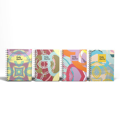 Печать логотипов Спиральная твердая книжка 100 страниц Прочная спиральная книжка идеально подходит для деловых конференций и семинаров