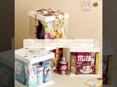 Заказ на заказ принимается коробки для упаковки тортов с требованиями к дизайну CDR или PDF и матовой ламинировкой