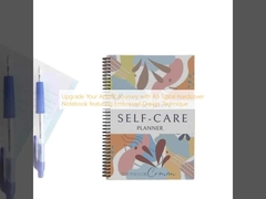 Улучшите свое творческое путешествие с блокнотом А5 в твердом переплете на спирали с тиснением