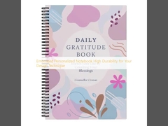 Тисненый персонализированный блокнот высокой прочности для вашей техники дизайна