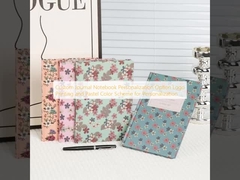 Индивидуальный журнал-блокнот. Опция персонализации: печать логотипа и пастельная цветовая гамма для персонализации