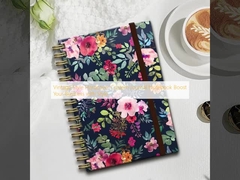 Винтеджный стиль в жесткой обложке Заказный дневник