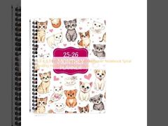 5.8 х 8.3 дюйма Винтажный спиральный жесткий ноутбук Спиральный связывающий жесткий стиль Винтажный