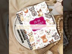 15-страничный твердый переплет, индивидуальный журнал-блокнот для деловых встреч