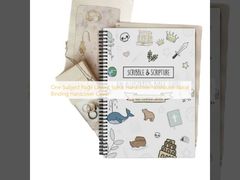 Один предмет Страничный макет Спиральная жесткая обложка Ноутбук Спиральная связывающая жесткая обложка