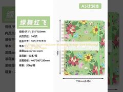 15 страниц Спиральный плоский блокнот в винтажном стиле Рельефный дизайн с страницами