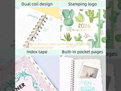 Спиральный переплет, индивидуальный блокнот, без карманов, индивидуальный дизайн