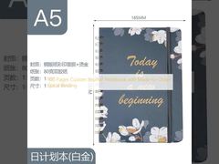 100-страничный блокнот-журнал на заказ со спиральным переплетом