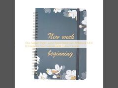 Спиральная тетрадь с одной предметной страницей, твердая обложка, размер 5,8 x 8,3 дюйма, настраиваемые варианты цвета