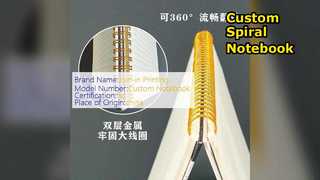 Блокнот Custom Spiral 5,8x8,3, черный в твердом переплете