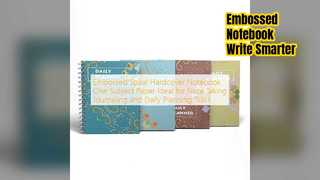 Блокнот на спирали с тиснением для заметок и журналов